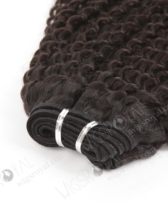 In Stock Brazilian Virgin Hair 16" Kinky Curl Natural Color Machine Weft SM-4101-10841