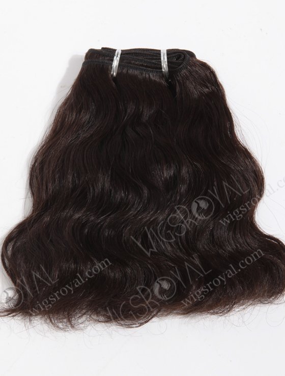 In Stock Indian Virgin Hair 8" Natural Wave Natural Color Machine Weft SM-201