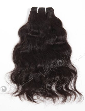 In Stock Indian Virgin Hair 14" Natural Wave Natural Color Machine Weft SM-035