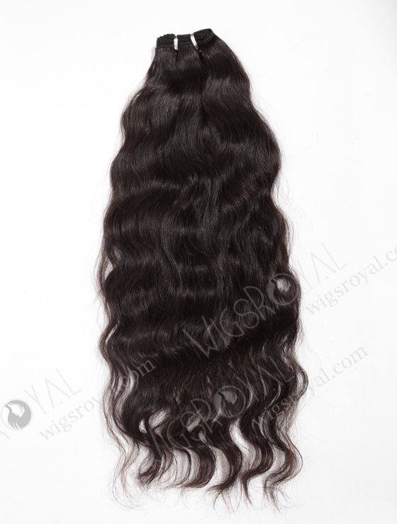 In Stock Indian Virgin Hair 22" Natural Wave Natural Color Machine Weft SM-038