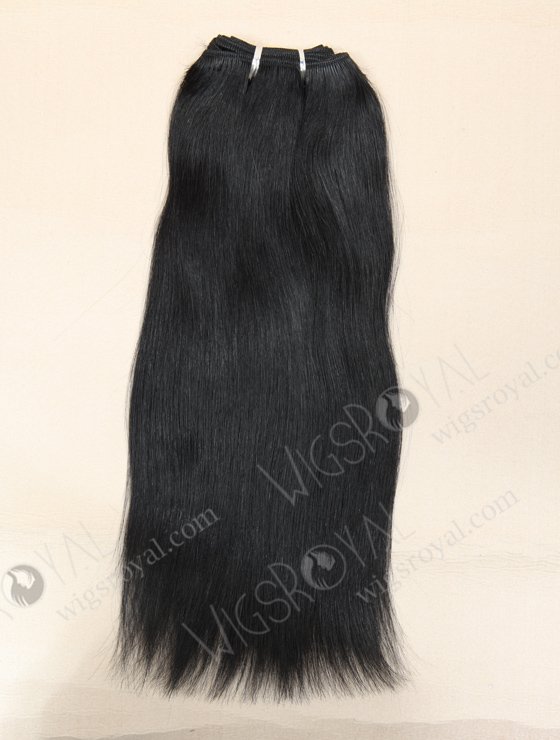 In Stock Indian Remy Hair 14" Straight 1# Color Machine Weft SM-069