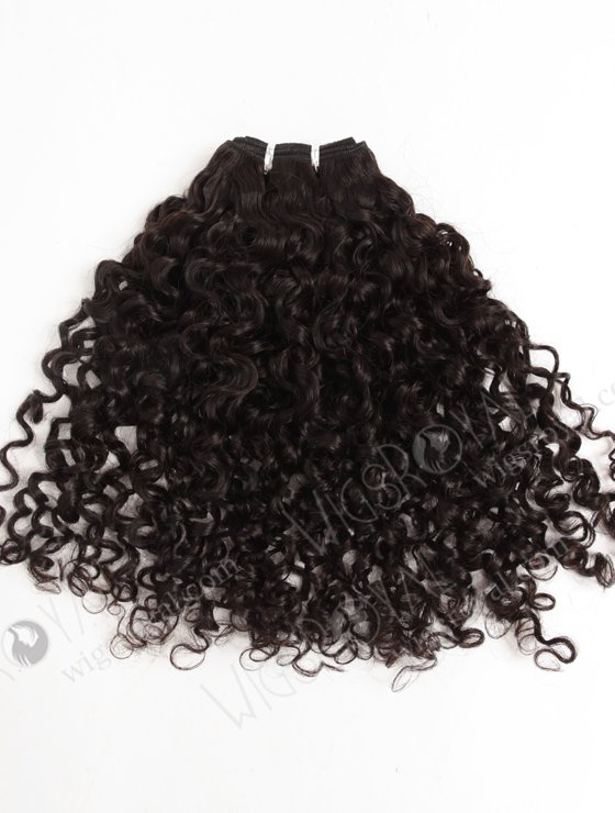 In Stock Brazilian Virgin Hair 18" Coarse Curly Natural Color Machine Weft SM-4136-10685