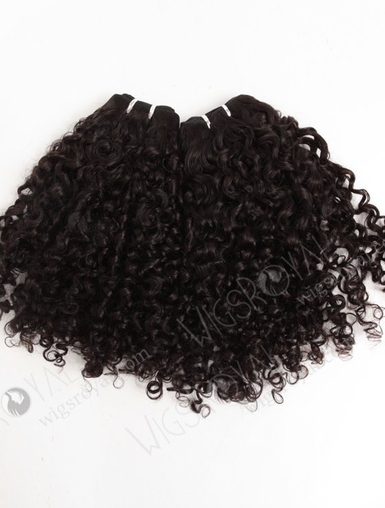 In Stock Brazilian Virgin Hair 18" Coarse Curly Natural Color Machine Weft SM-4136-10687