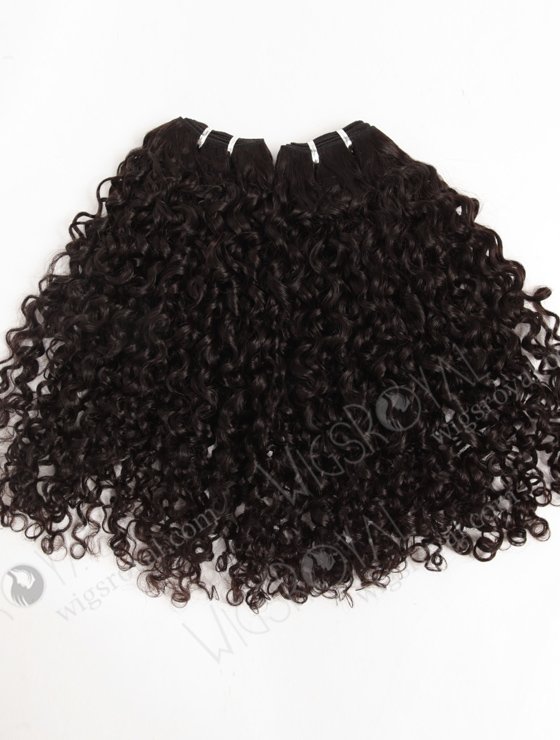 In Stock Brazilian Virgin Hair 20" Coarse Curly Natural Color Machine Weft SM-4137