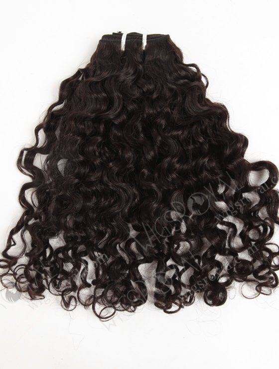 In Stock Brazilian Virgin Hair 18" Coarse Loose Curl Natural Color Machine Weft SM-4139-10702