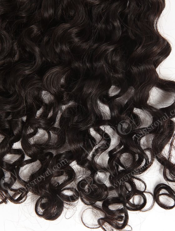 In Stock Brazilian Virgin Hair 18" Coarse Loose Curl Natural Color Machine Weft SM-4139-10703