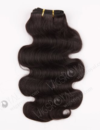 In Stock Indian Remy Hair 16" Body Wave Natural Color Machine Weft SM-028