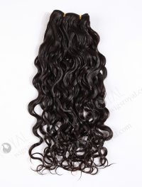 In Stock Indian Virgin Hair 18" Very Wavy 25mm Natural Color Machine Weft SM-213