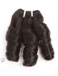 In Stock Indian Virgin Hair 16" Big Loose Curl Natural Color Machine Weft SM-225