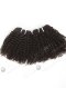 In Stock Brazilian Virgin Hair 10" Afro Curl 4mm Natural Color Machine Weft SM-486