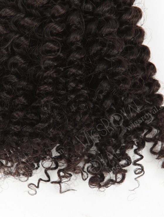 In Stock Brazilian Virgin Hair 10" Afro Curl 4mm Natural Color Machine Weft SM-486-10751