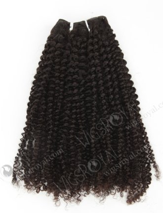 In Stock Brazilian Virgin Hair 20" Afro Curl 4mm Natural Color Machine Weft SM-491
