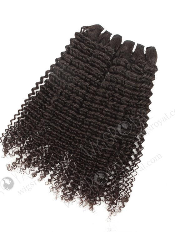 In Stock Brazilian Virgin Hair 20" Kinky Curl Natural Color Machine Weft SM-4103-10855