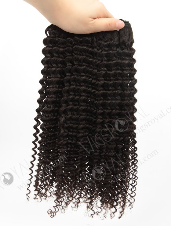 In Stock Brazilian Virgin Hair 20" Kinky Curl Natural Color Machine Weft SM-4103-10859