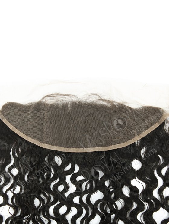 Indian Remy Hair 14" Natural Curly Natural Color Lace Frontal WR-LF-017-11244