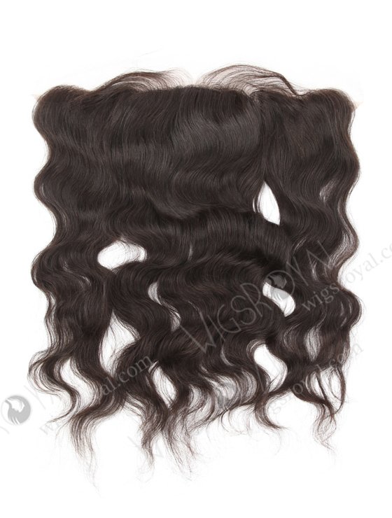 Indian Remy Hair 16" Natural Wave Natural Color Silk Top Lace Frontal WR-LF-019-11255