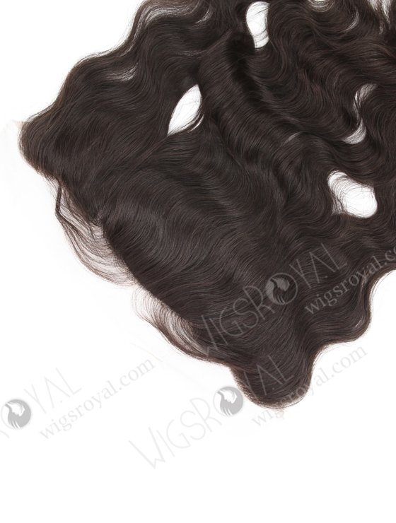 Indian Remy Hair 16" Natural Wave Natural Color Silk Top Lace Frontal WR-LF-019-11258