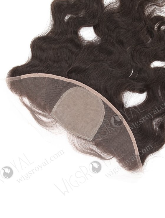 Indian Remy Hair 16" Natural Wave Natural Color Silk Top Lace Frontal WR-LF-019-11257