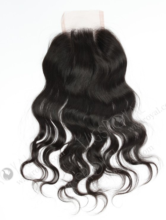 Popular hot selling 14" Virgin Brazilian hair Natural Wavy 3 part Lace Closure WR-LC-008-11325