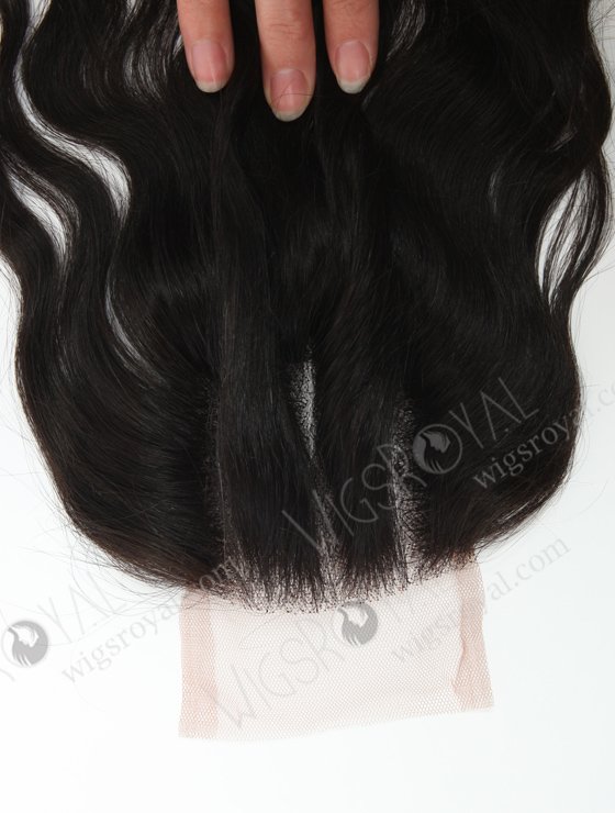 Popular hot selling 14" Virgin Brazilian hair Natural Wavy 3 part Lace Closure WR-LC-008-11326