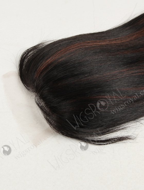 Peruvian Virgin Hair 14" Straight Mix Color Top Closure WR-LC-005-11296