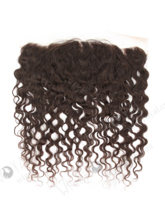 Brazilian Virgni Hair 16" Natural Curly Natural Color Lace Frontal WR-LF-005