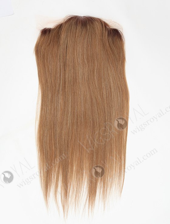 Brazilian Virgin Hair 22" Straight Roots Color 3# then 16/613# Evenly Blended Silk Top Lace Frontal WR-LF-014-11220