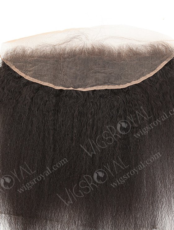 Brazilian Virgni Hair 14" Kinky Straight Natural Color Lace Frontal WR-LW-006-11165