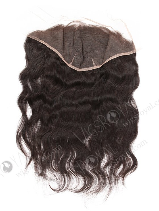 Indian Remy Hair 16" Natural Wave Natural Color Lace Frontal WR-LF-011-11199