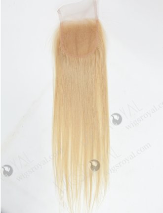 Malaysian Virgin Hair 16" Straight #613 Color Top Closure WR-LC-020