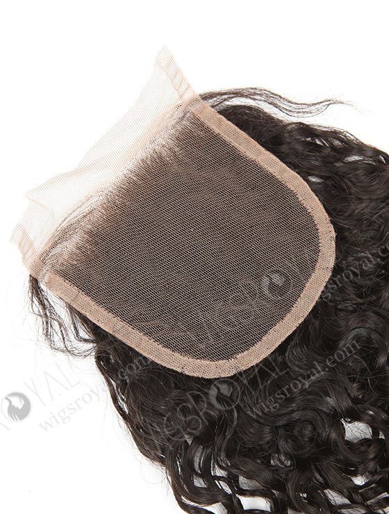 Brazilian Virgin Hair 12" 12mm Curl Natural Color Top Closure WR-LC-023-11452