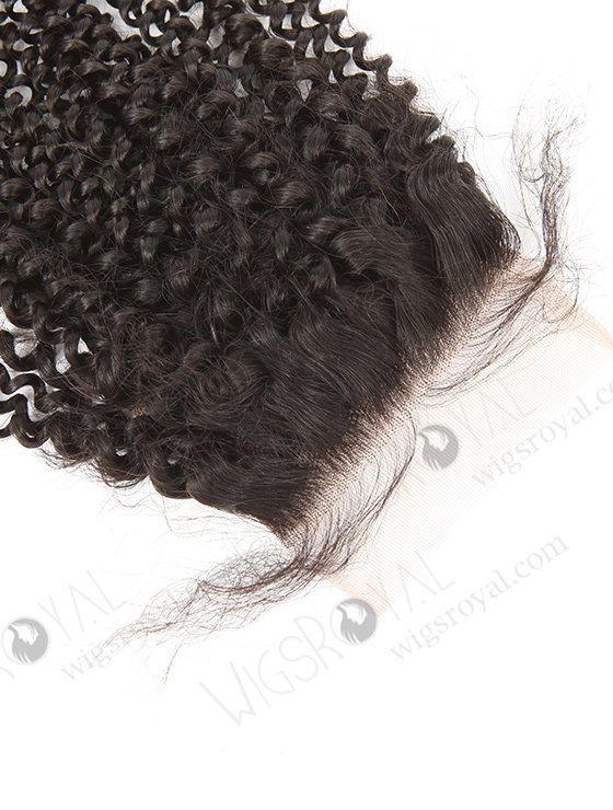 Brazilian Virgin Hair 16" 7mm Curl Natural Color Top Closure WR-LC-022-11445