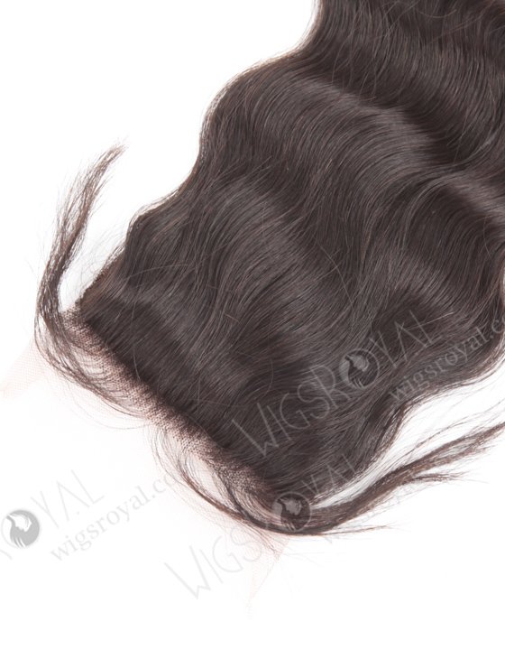 Indian Virgin Hair 16" Natural Wave Natural Color Silk Top Closure WR-LC-033-11593