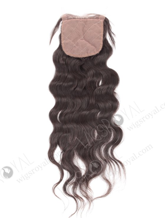Indian Virgin Hair 16" Natural Wave Natural Color Silk Top Closure WR-LC-033-11596
