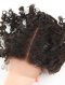 Brazilian Virgin Hair 12" Tight Curl Natural Color Top Closure WR-LC-027