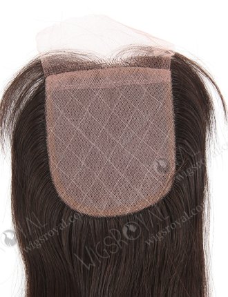 In Stock European Virgin Hair 16" Straight Natural Color Silk Top Closure STC-395