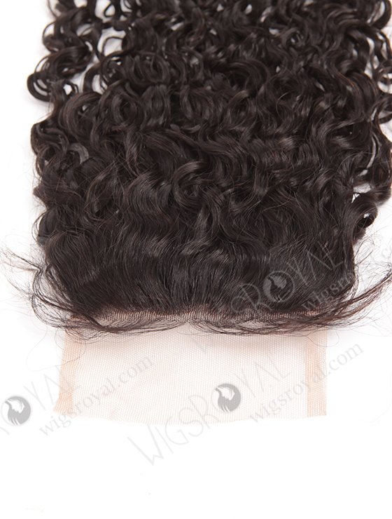 Brazilian Virgin Hair 16" Tight Curl Natural Color Top Closure WR-LC-028-11548