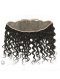 In Stock Indian Remy Hair 12" Natural Curly Natural Color Lace Frontal SKF-076