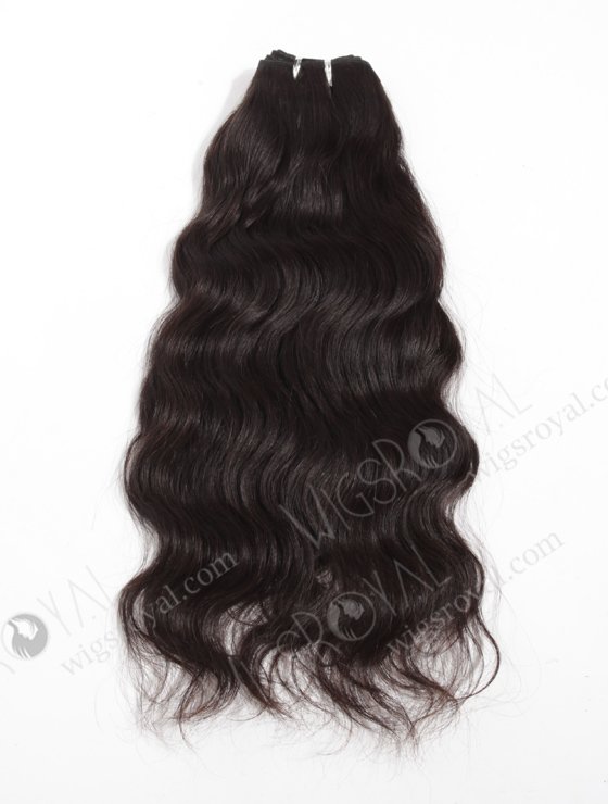 In Stock Malaysian Virgin Hair 18" Natural Straight Natural Color Machine Weft SM-050