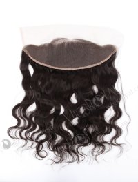In Stock Indian Remy Hair 18" Natural Wave Natural Color Lace Frontal SKF-070