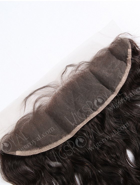 In Stock Indian Remy Hair 14" Natural Wave Natural Color Lace Frontal SKF-040-11947