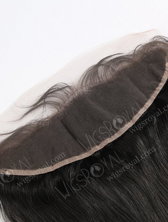 In Stock Indian Remy Hair 16" Straight Color 1# Lace Frontal SKF-004-11935