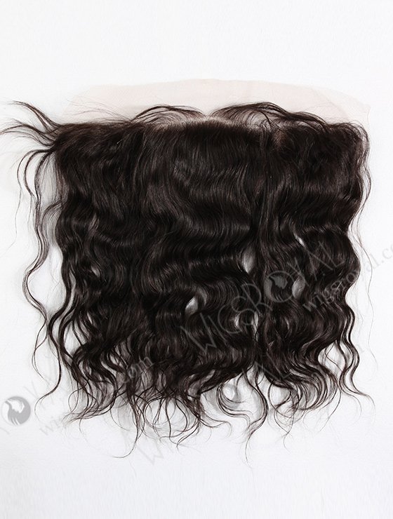 In Stock Indian Remy Hair 12" Natural Wave Natural Color Lace Frontal SKF-039-11939