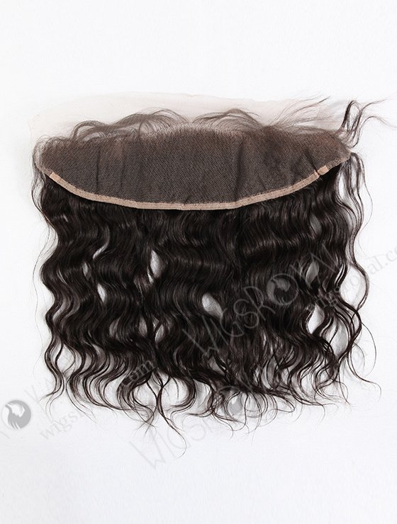 In Stock Indian Remy Hair 12" Natural Wave Natural Color Lace Frontal SKF-039-11940