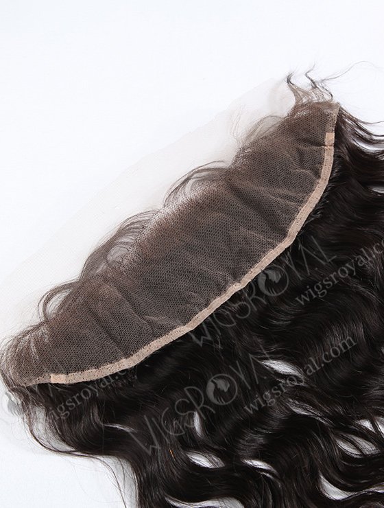 In Stock Indian Remy Hair 12" Natural Wave Natural Color Lace Frontal SKF-039-11942