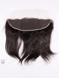 In Stock Indian Remy Hair 12" Straight Natural Color Lace Frontal SKF-018