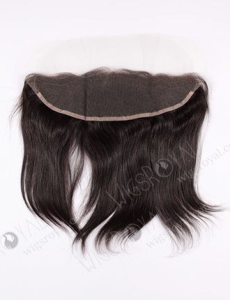 In Stock Indian Remy Hair 12" Straight Natural Color Lace Frontal SKF-018