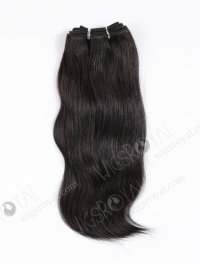 In Stock Chinese Virgin Hair 14" Natural Straight 1B# Color Machine Weft SM-708