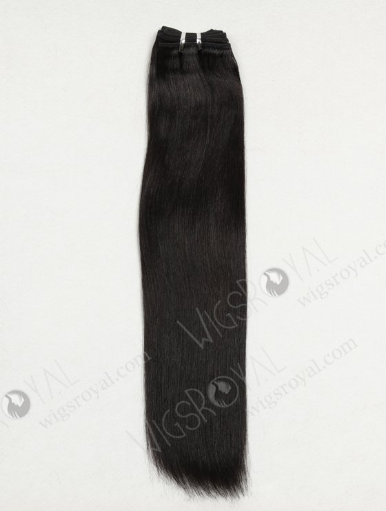 In Stock Chinese Virgin Hair 18" Light Yaki 1B# Color Machine Weft SM-733