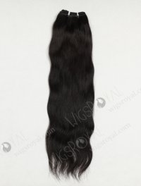 In Stock Chinese Virgin Hair 20" Natural Straight 1B# Color Machine Weft SM-714